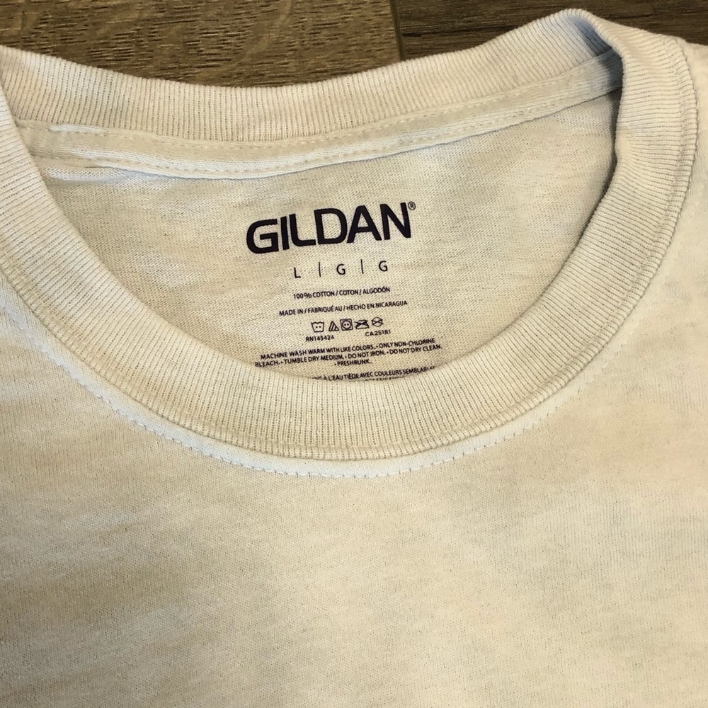 Handmade Custom Tie Dye Tee Gray Large - Picture 5 of 6
